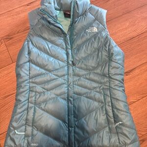 The North Face Teal Puffer Vest
